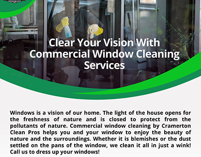Clear With Commercial Window Cleaning Services