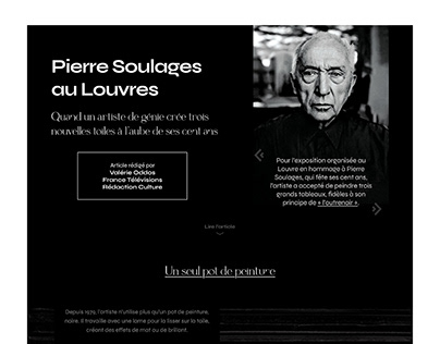 UI Design - Pierre Soulages