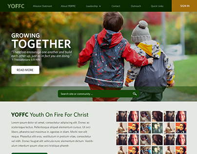 YOFFC - Youth On Fire For Christ (Mockup)