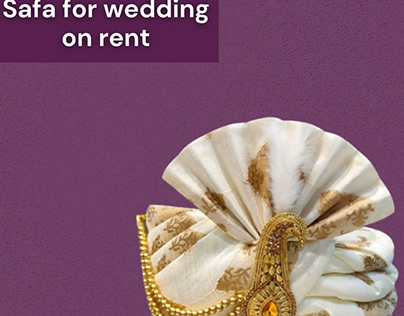Safa for wedding on rent