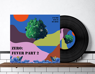 ATEEZ "ZERO: FEVER" - Vinyl disk cover