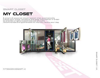 Smart Closet Concept by FittDesign