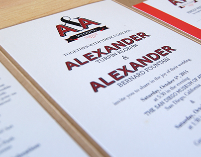 Alex & Alexander's Wedding Paper Goods