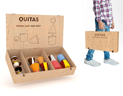 QUITAS - neutral gender wooden dolls