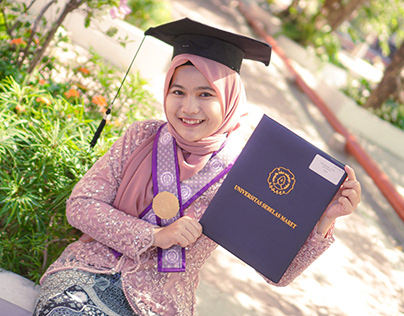 Nia's Graduation at Sebelas Maret University