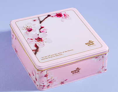 Paper Boat Nuts - Almond Blossom Tin GiftBox, 2022
