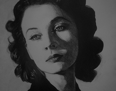 Project thumbnail - Portrait of Vivien Leigh by Artropoid