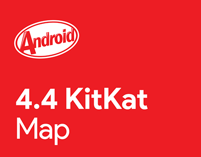 Android 4.4 Distribution Map