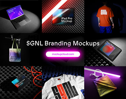 SGNL Branding Mockups