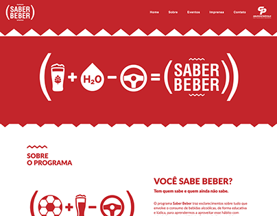 Site Saber Beber (Grupo Petrópolis)