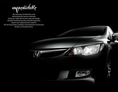 Honda Civic. (TVC +Print Ad)