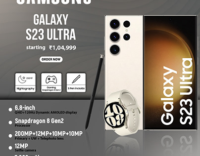 Galaxy S23 Ultra Posterr
