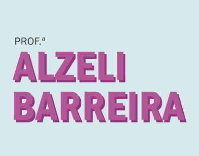 PROFª ALZELI BARREIRA