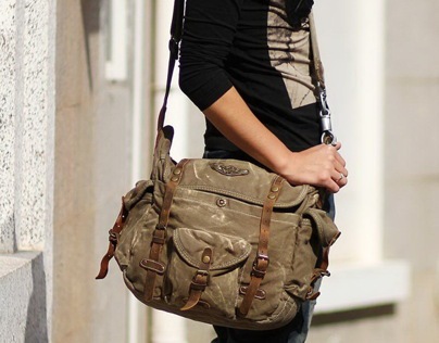 rugged canvas messenger bags and backpack at notlie.