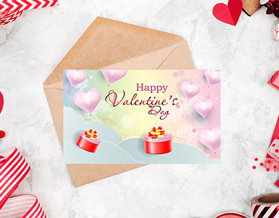 Greeting-Card Happy Valentine's Day