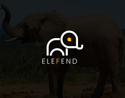 Elephant Minimalist & Modern Brand Logo