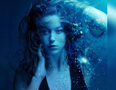 Underwater photo manipulation