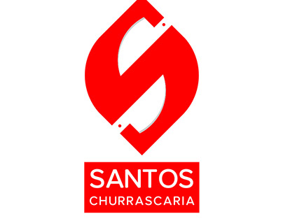 Santos Churrascaria - Criação Logo