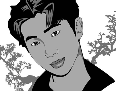 Kim Namjoon Illustrator Project