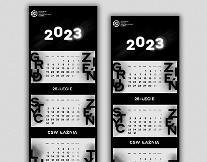 Art calendar 2023 for LAZNIA