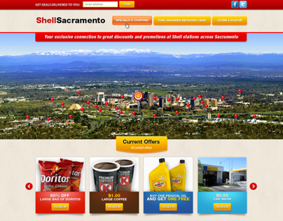 Shell Sacramento - web design
