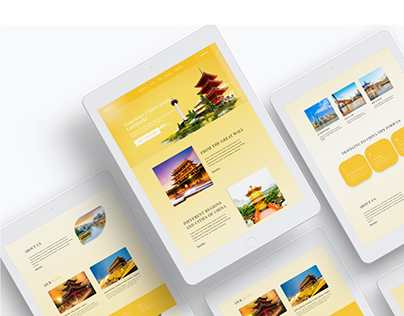 Travel Website Design I UI/UX Design