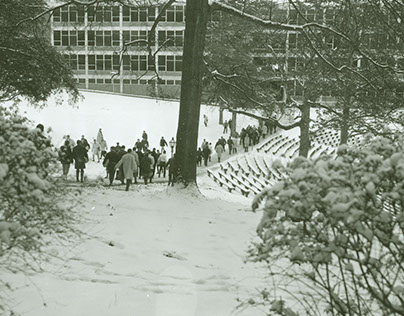 Snow day at Clemson University