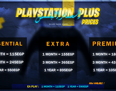 PlayStation Plus Prices - B.G STORE