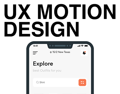 Ux Motion Design - Shopping App