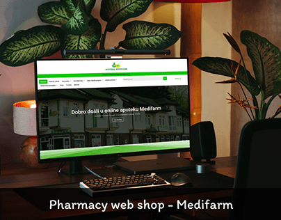 Pharmacy - Web shop (website design)
