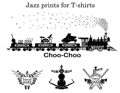 Jazz prints for T-shirts