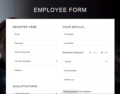 Employee Form