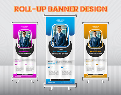 Business Roll Up banner Design .