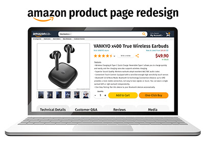 Amazon Product Page Redesign (Case Study)
