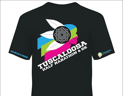 Tuscaloosa Half Marathon & 5K: Medal & Logo Design