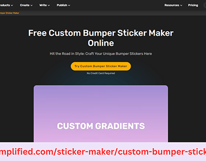 Custom Bumper Sticker Maker