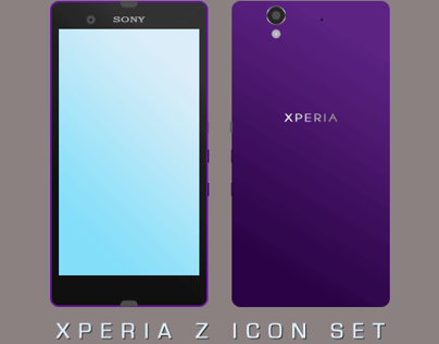 Sony Xperia Z icons set