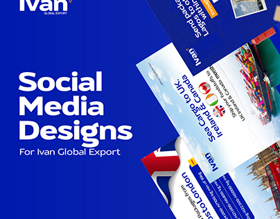 Social media designs for Ivan Global Export