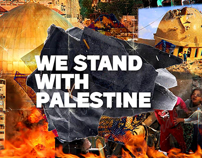 Title We stand with Palestine