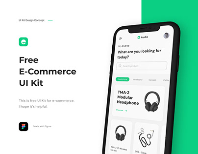 Free E-Commerce UI Kit - UI Design