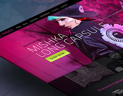 Mishka Website Concept