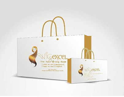 Carrier Bag Design and Print for WigExcel