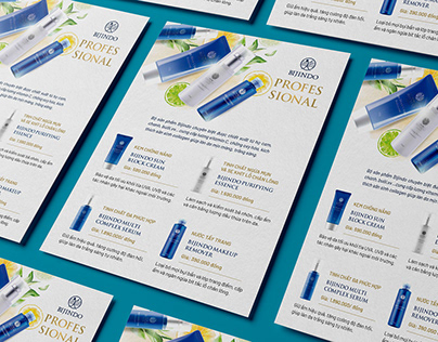 Project thumbnail - Cosmetics​​​​​​​ and shampoo - Brochure - Leaflets