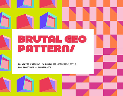 Brutal Geo Patterns FREE
