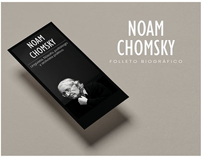 NOAM CHOMSKY- Folleto biográfico