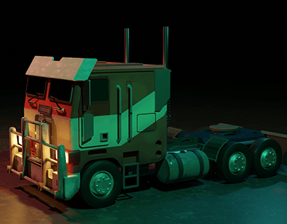 Optimus Prime truck 3D model
