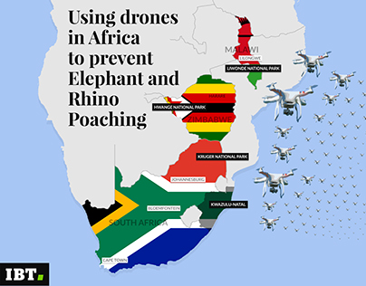 Infographic - Using drones to prevent poaching