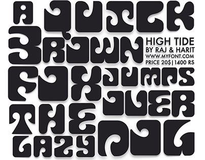 Hightide - A Custom Typeface