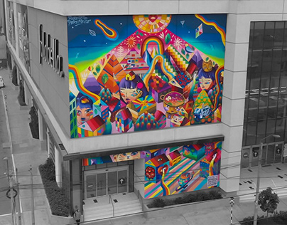Murales XL Mall Plaza | Fefa Cox & Roberto Peremese