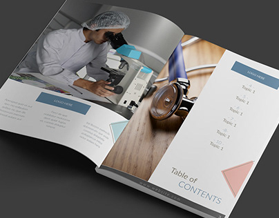 Medical Company Brochure Design